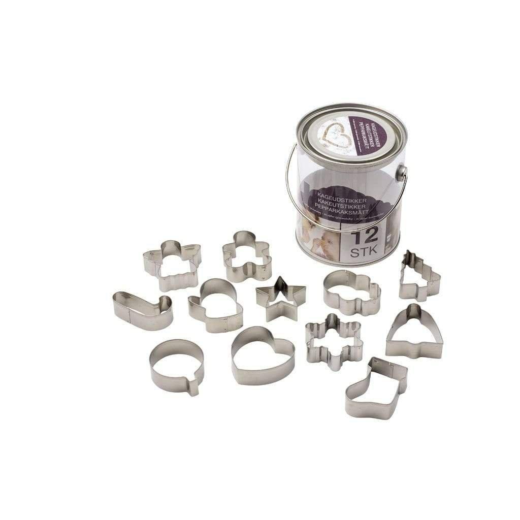 Pepperkakeformer sett á 12st Funk-Kjøkkenredskaper-Funktion-Hyttefeber