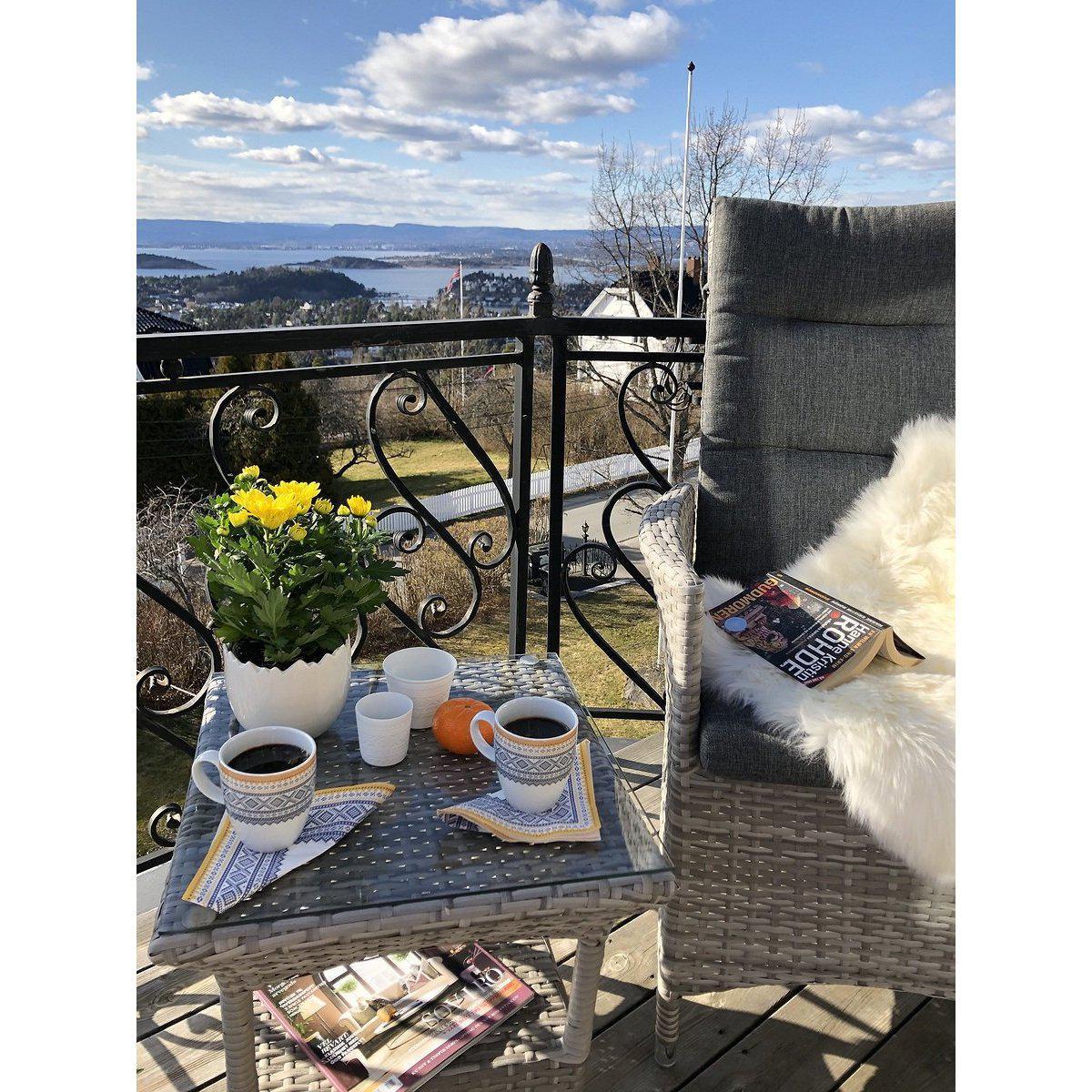 Porselenskrus Gul Marius 3dl-Kopper og Krus-Eyepoc-Hyttefeber