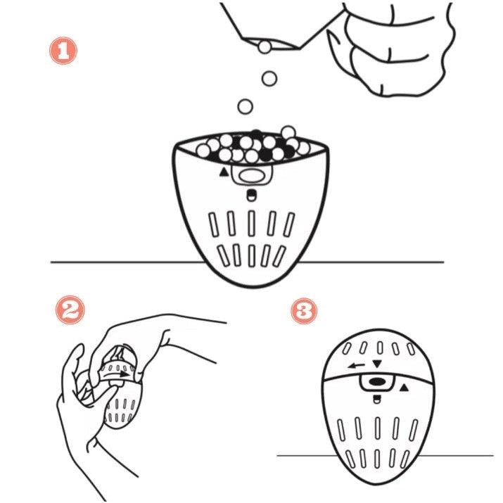 EcoEgg - Det geniale vaskeegget (Fragrance Free) - Refill-Rengjøring-Lesstrash-Hyttefeber