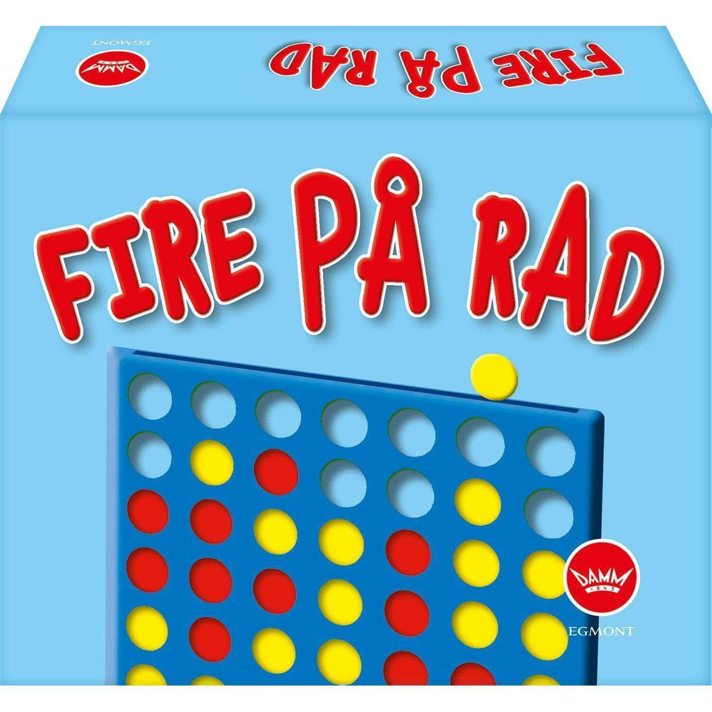 Spill: Fire på Rad-Spill og Aktiviteter-Egmont Damm-Hyttefeber