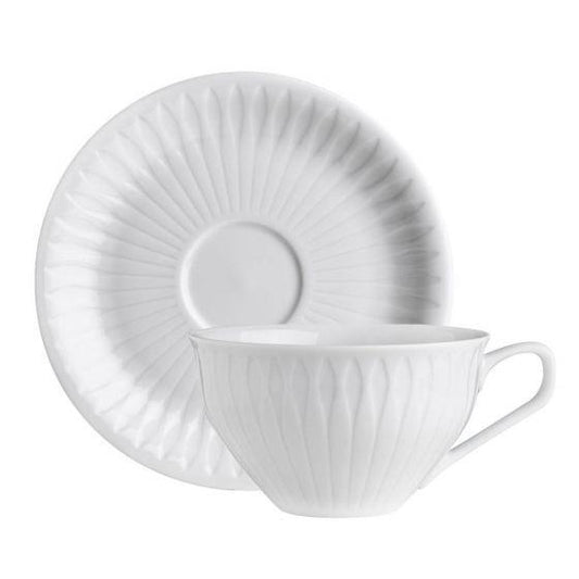 Tekopp med skål - SPIRE-Porsgrunds Porselænsfabrik-Hyttefeber