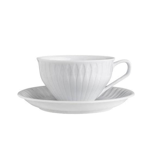 Tekopp med skål - SPIRE-Porsgrunds Porselænsfabrik-Hyttefeber