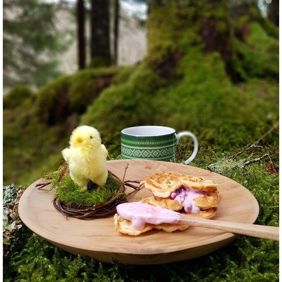 Tallerken i resirkulert teak - 25cm-Tallerken-Lama-Hyttefeber