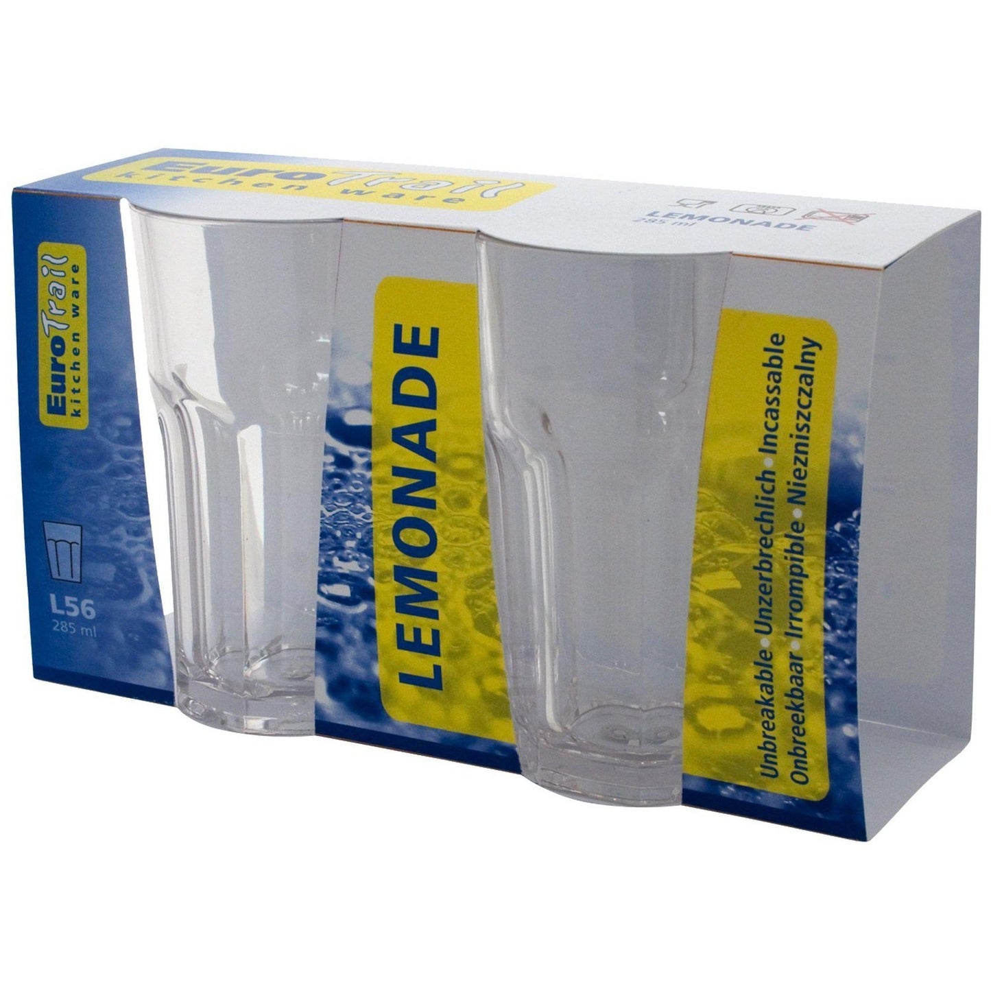 Uknuselige Kjøkkenglass 285ml (2pk)-Ut på tur-Strandco-Hyttefeber