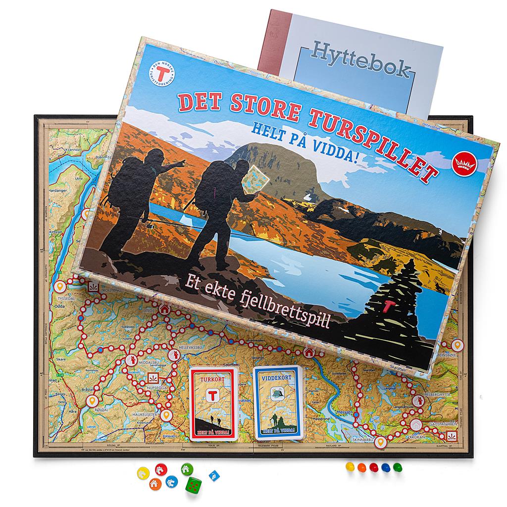 Spill - Det store turspillet. Helt på vidda!-Spill og Aktiviteter-Egmont Damm-Hyttefeber