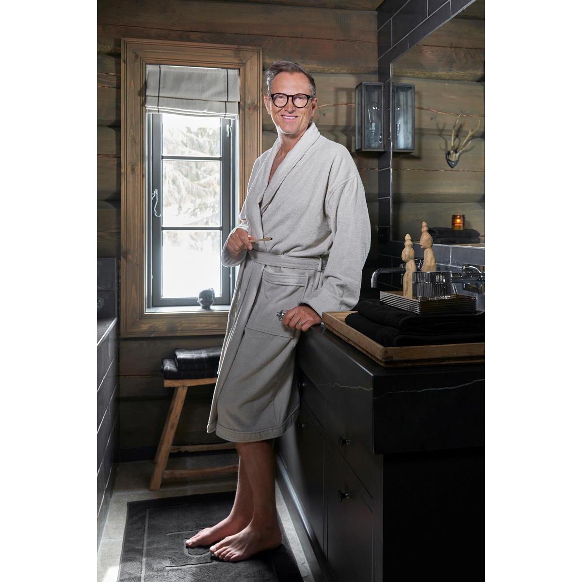 Halvor Bakke - Clifton badekåpe-Badekåper-Norsk Dun-Hyttefeber