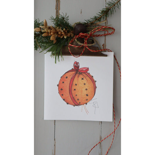 Store kunstkort - Nellikappelsin-Til Veggen-Emmeselle-Hyttefeber