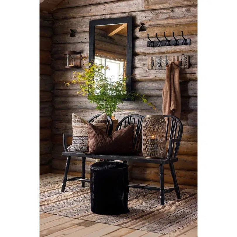 Halvor Bakke - Høy Lyslykt - Flettet Rattan-Lyslykt-Lama-Hyttefeber