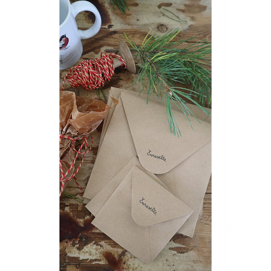 Konvolutt 17 x 17cm-Til Veggen-Emmeselle-Hyttefeber