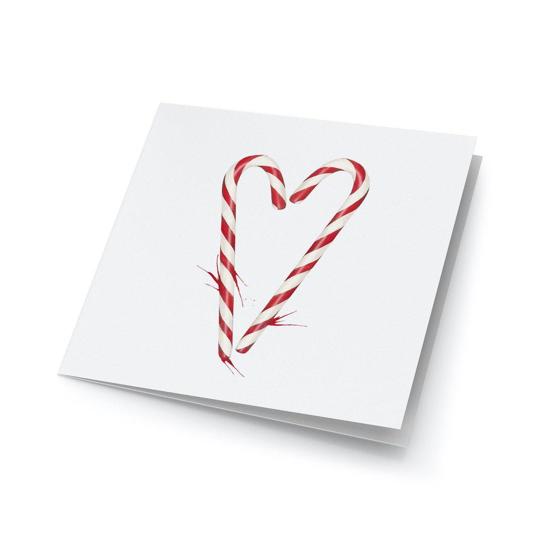 Pakke med 12 store julekort-Til Veggen-Emmeselle-Hyttefeber