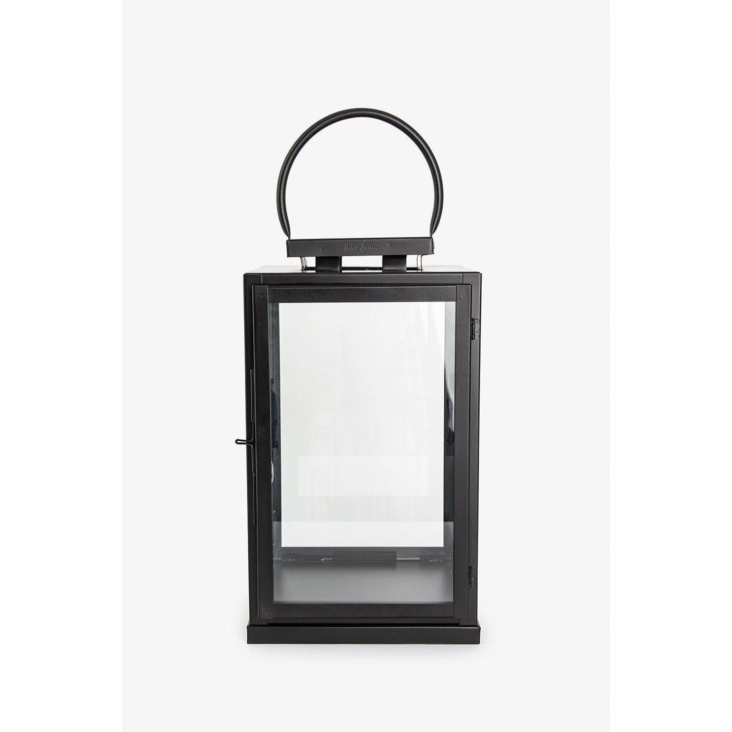 Lanterne rustfri sort H: 36 cm-Lyslykt-Lama-Hyttefeber