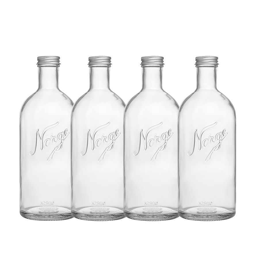 Norgesflasken 750ml 4pk-Oppbevaring-Hadeland Glassverk-Hyttefeber