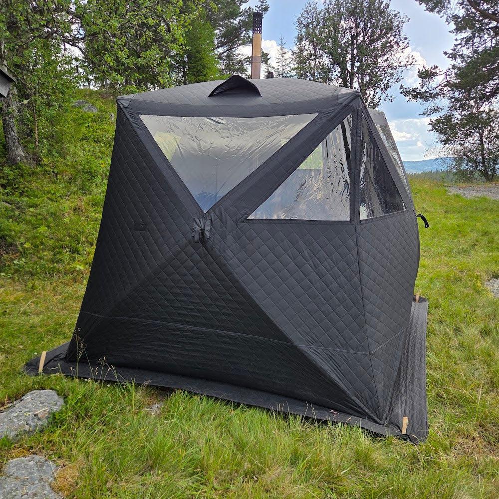 Saunatelt Lauvset - pakke med alt du trenger-Saunatelt-Lettsauna-Hyttefeber