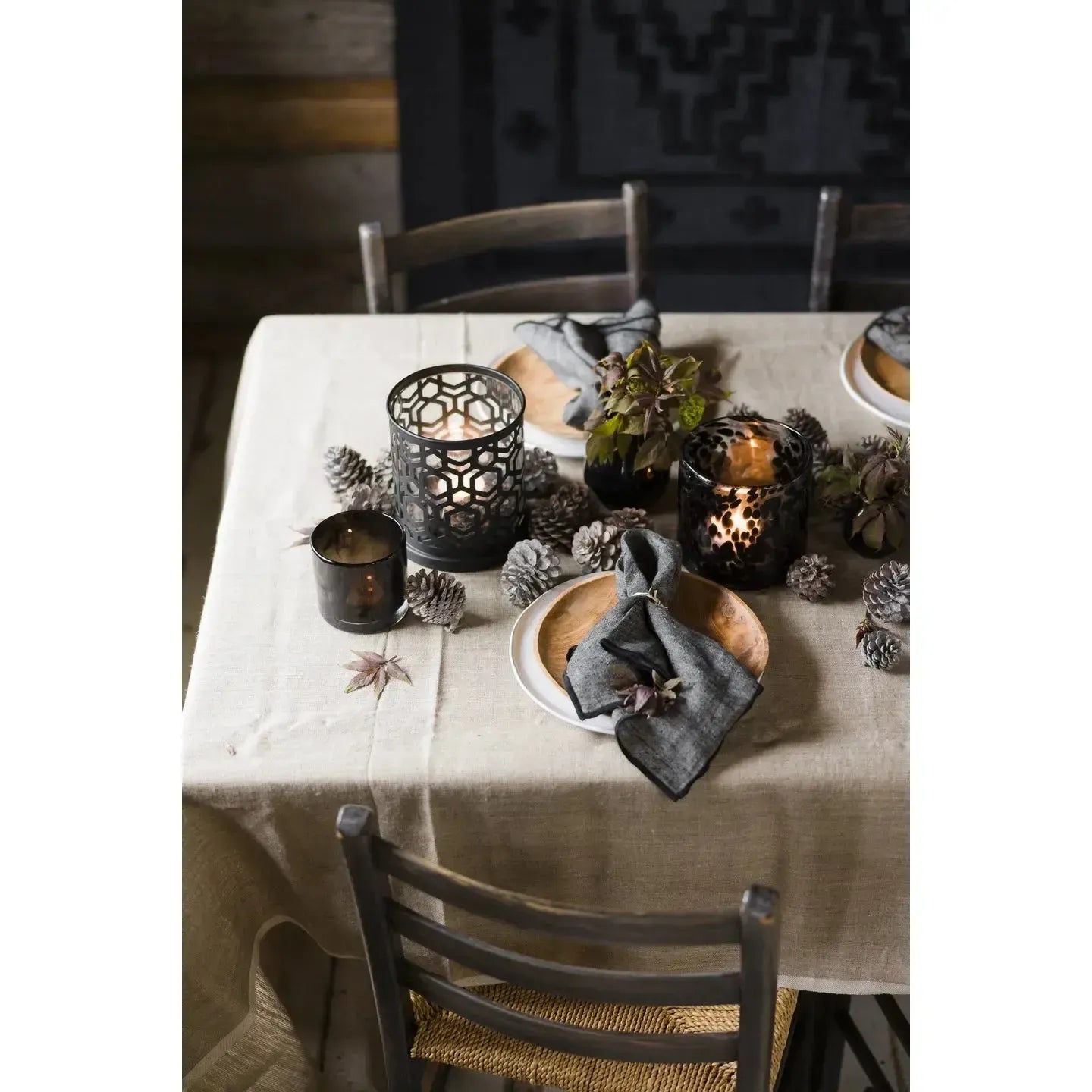 Lama - Telysholder Leopard - Glass-Lyslykter-Norvigroup-Hyttefeber