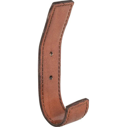 Lama - Krok i Skinn - Oak / Cognac- Håndlaget-Knagger og Knotter-NorviGroup-Hyttefeber