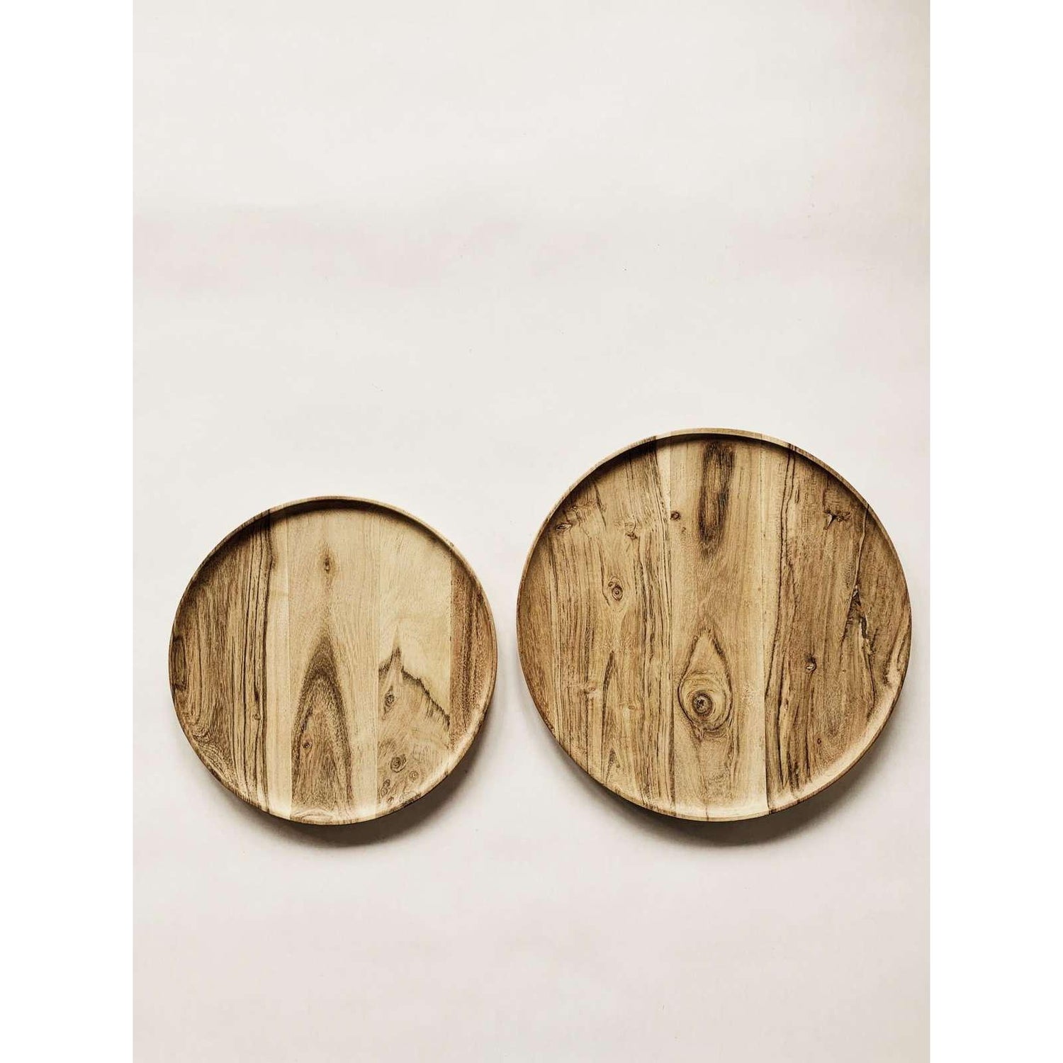 Tallerken - Akasietre - 33 cm-Trend Design-Hyttefeber