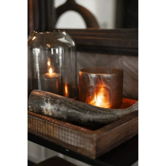 Telysholder Waterloo - Ø13 cm - Banket glass-Telysholder-Norvigroup-Hyttefeber