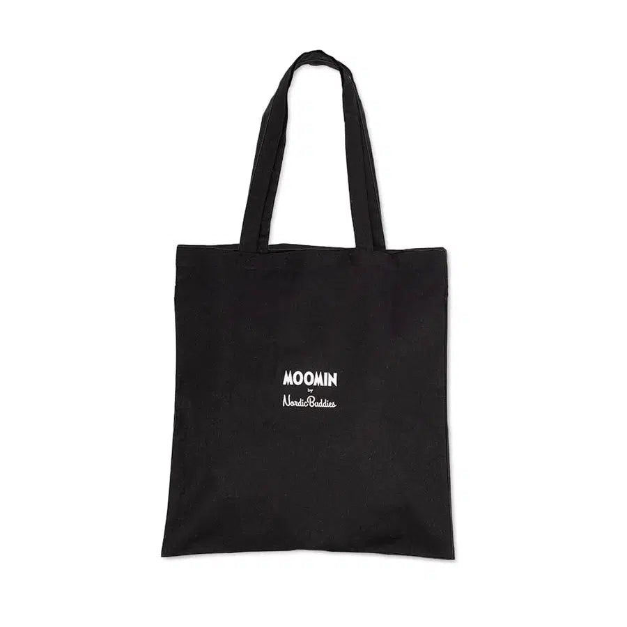 Moomin Tote Bag - Hufsa - Sort-Tote Bag-Moomin By NordicBuddies-Hyttefeber