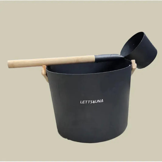 Vannbøtte og øse til Lettsauna-Saunatelt-Lettsauna-Hyttefeber
