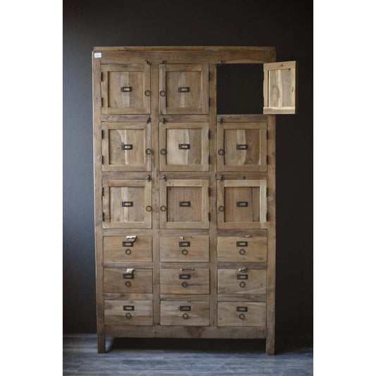 Vintage Skap med Mange Dører 183 × 107 × 46 cm-Møbler og Bord-Trend Design-Hyttefeber