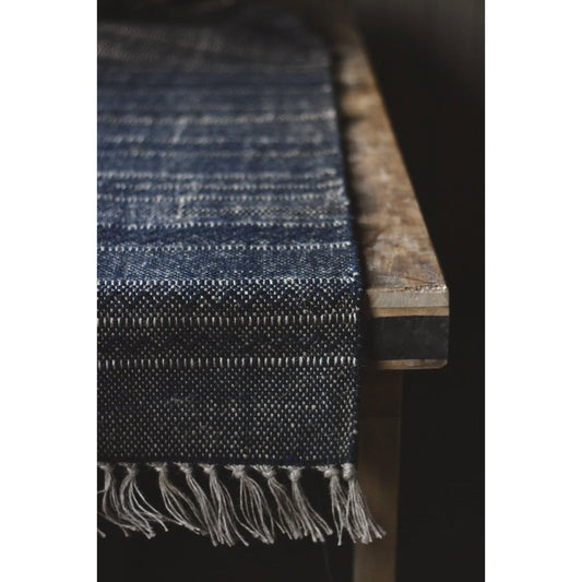 Løper - Jute/Bomull - 40×150 Cm - Svart-bordløper-Trend Design-Hyttefeber