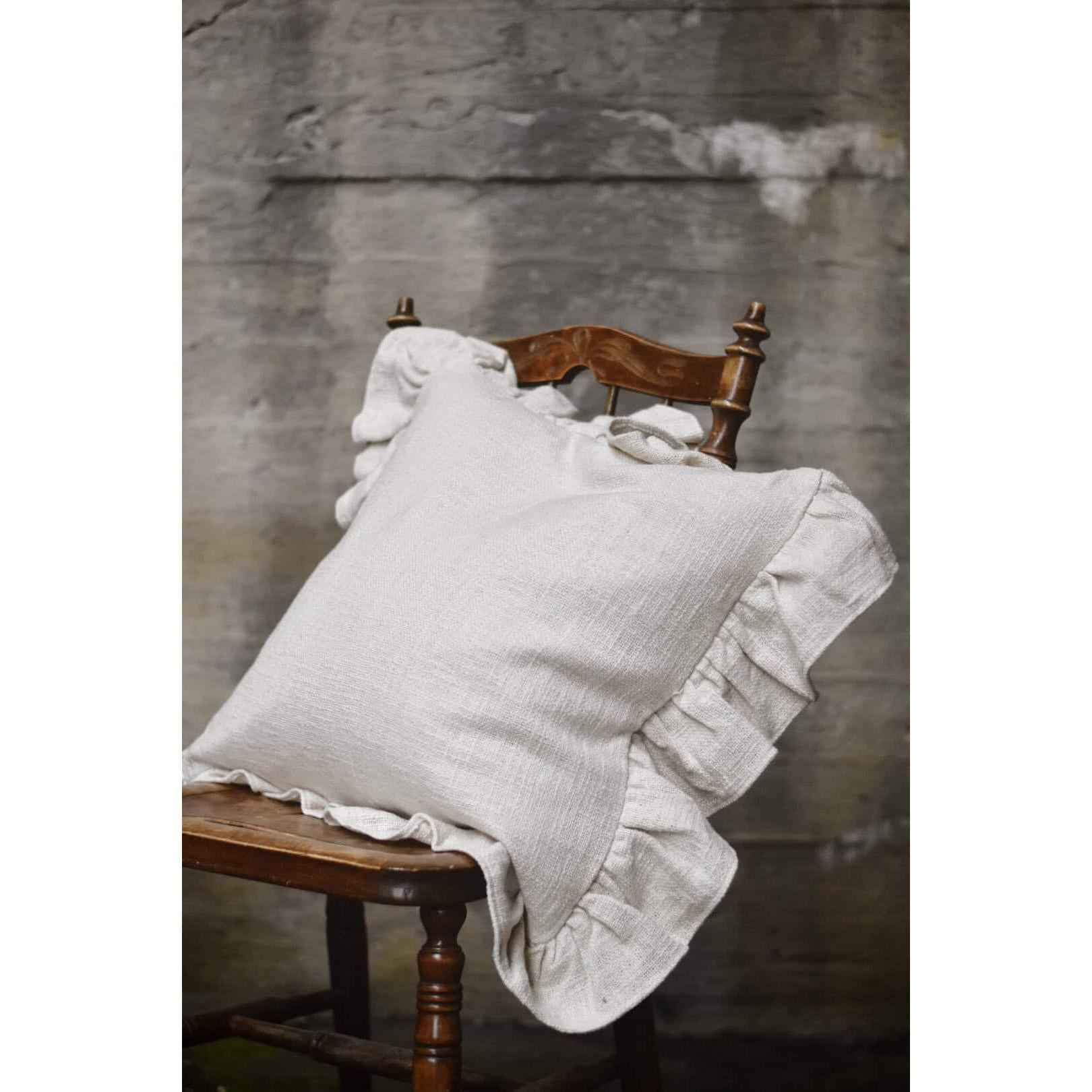 Putetrekk med kappe - 50x50 Cm - creme-Putetrekk-Trend Design-Hyttefeber