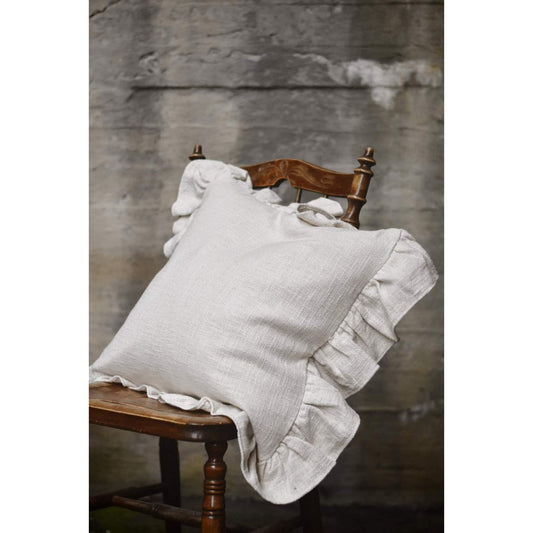 Putetrekk med kappe - 50x50 Cm - creme