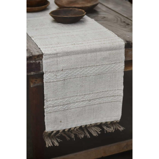 Løper - Jute/Bomull - 40×150 Cm - Creme-Dørmatte-Trend Design-Hyttefeber