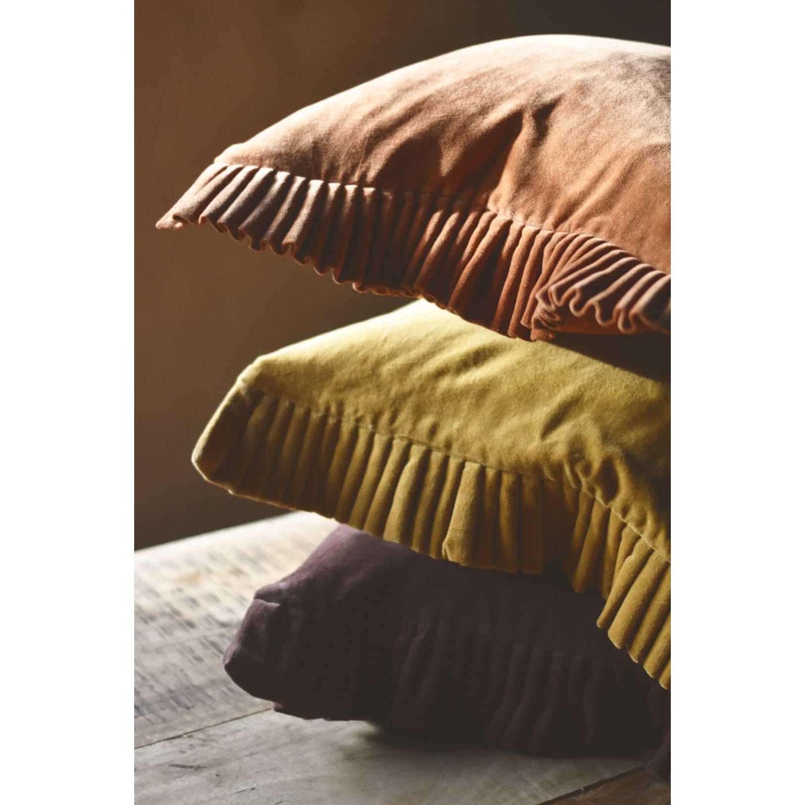 Putetrekk Velur - 40×60 Cm - Sennep-Putetrekk-Trend Design-Hyttefeber