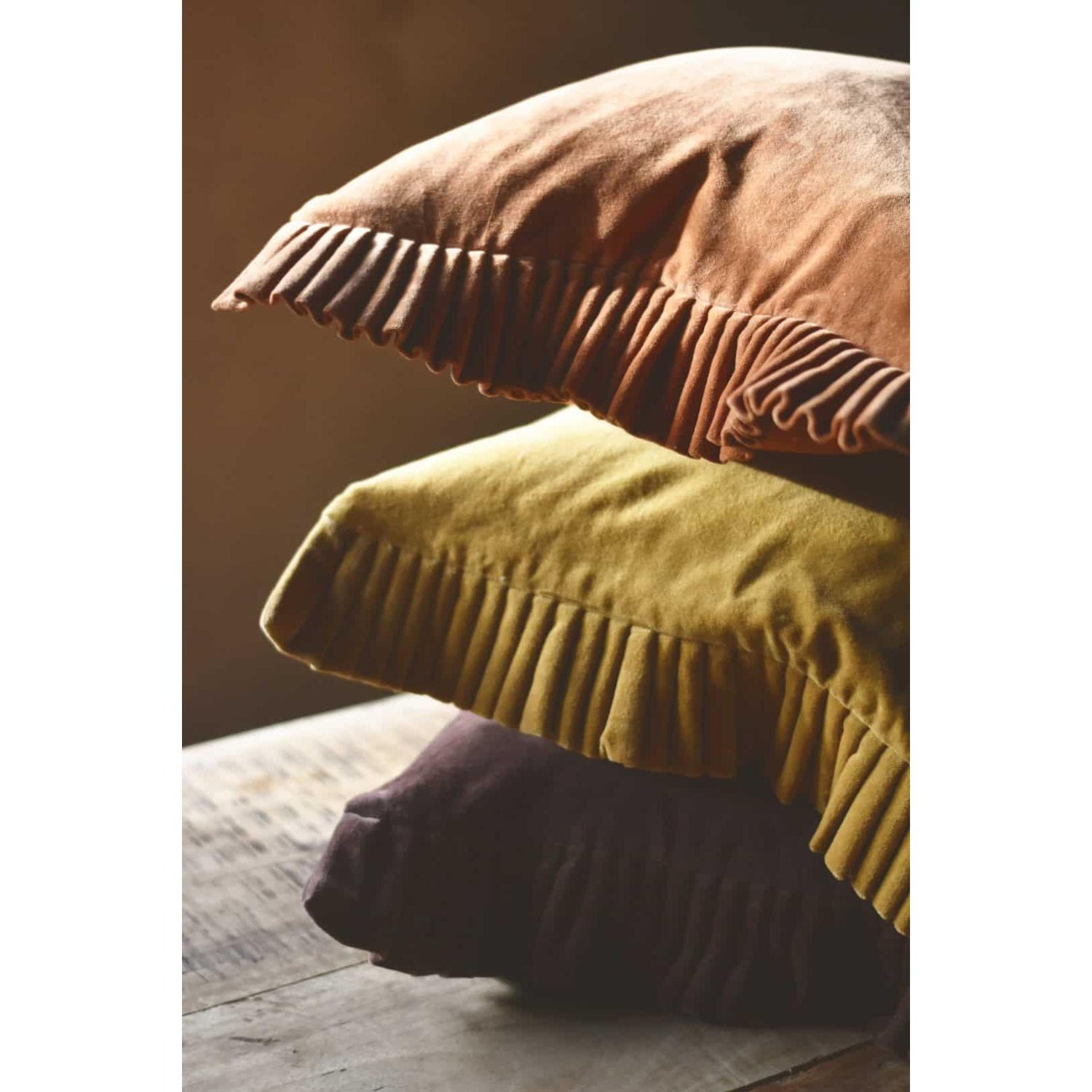 Putetrekk Velur - 40×60 Cm - Sennep-Putetrekk-Trend Design-Hyttefeber