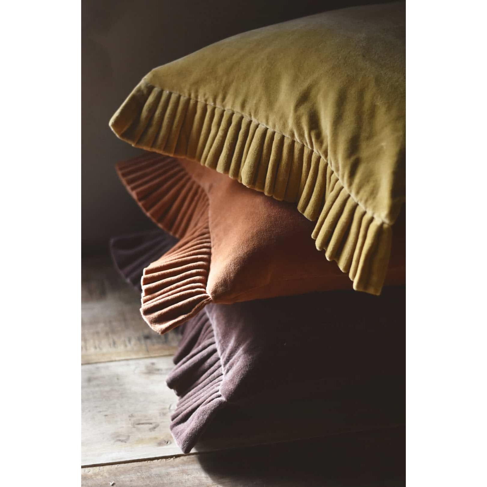 Putetrekk Velur - 40×60 Cm - Sennep-Putetrekk-Trend Design-Hyttefeber