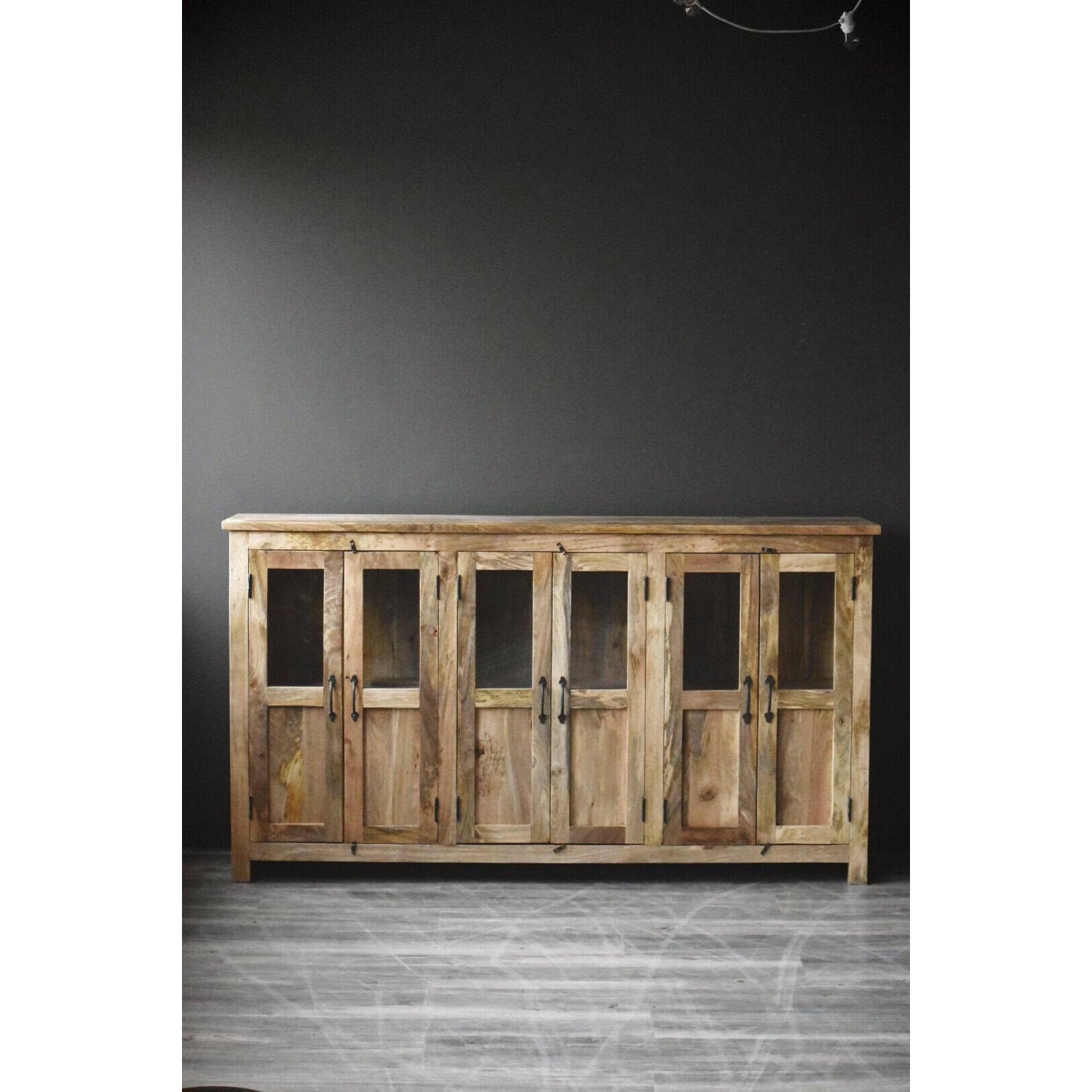 Vintage skjenk - resirkulert tre - 180x40x100cm-Møbler og Bord-Trend Design-Hyttefeber