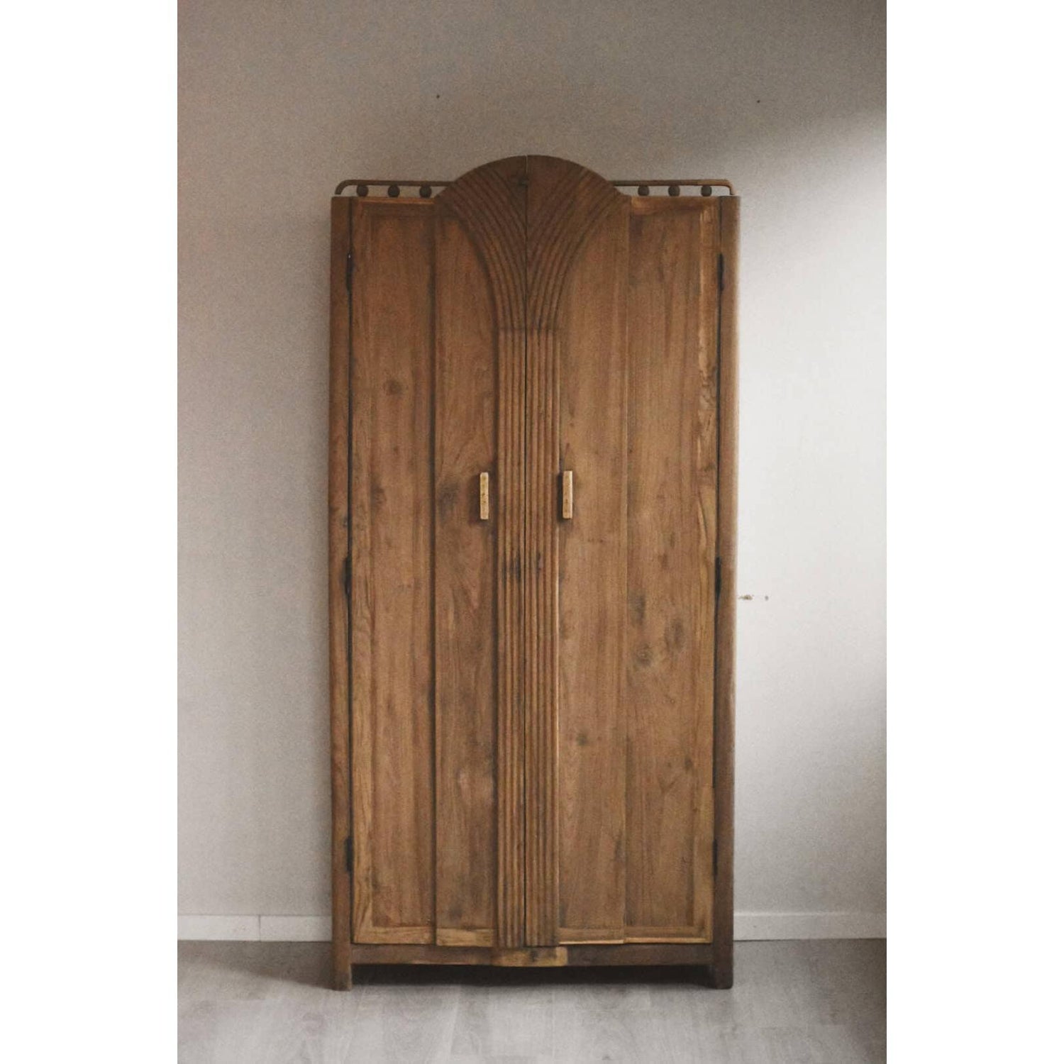 Vintage treskap 90x42x190cm-Møbler og Bord-Trend Design-Hyttefeber