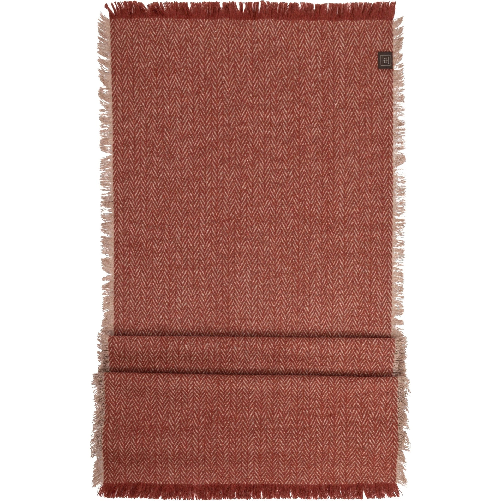 Halvor Bakke - Bordløpet - Resirkluert Ull - Rust - 50x140cm-Duker-Lama-Hyttefeber