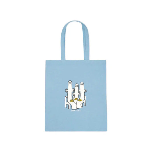 Moomin Tote Bag - Hattifatteners - Blue-Tote Bag-Moomin By NordicBuddies-Hyttefeber