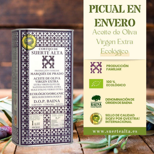 Økologisk Olivenolje 1liter (Picual)-Olivenolje-Olivas-Hyttefeber