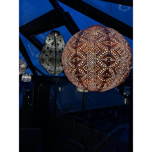 LUMIZ - Lace - Apricot - Round 30-Utebelysning-Lumiz-Hyttefeber