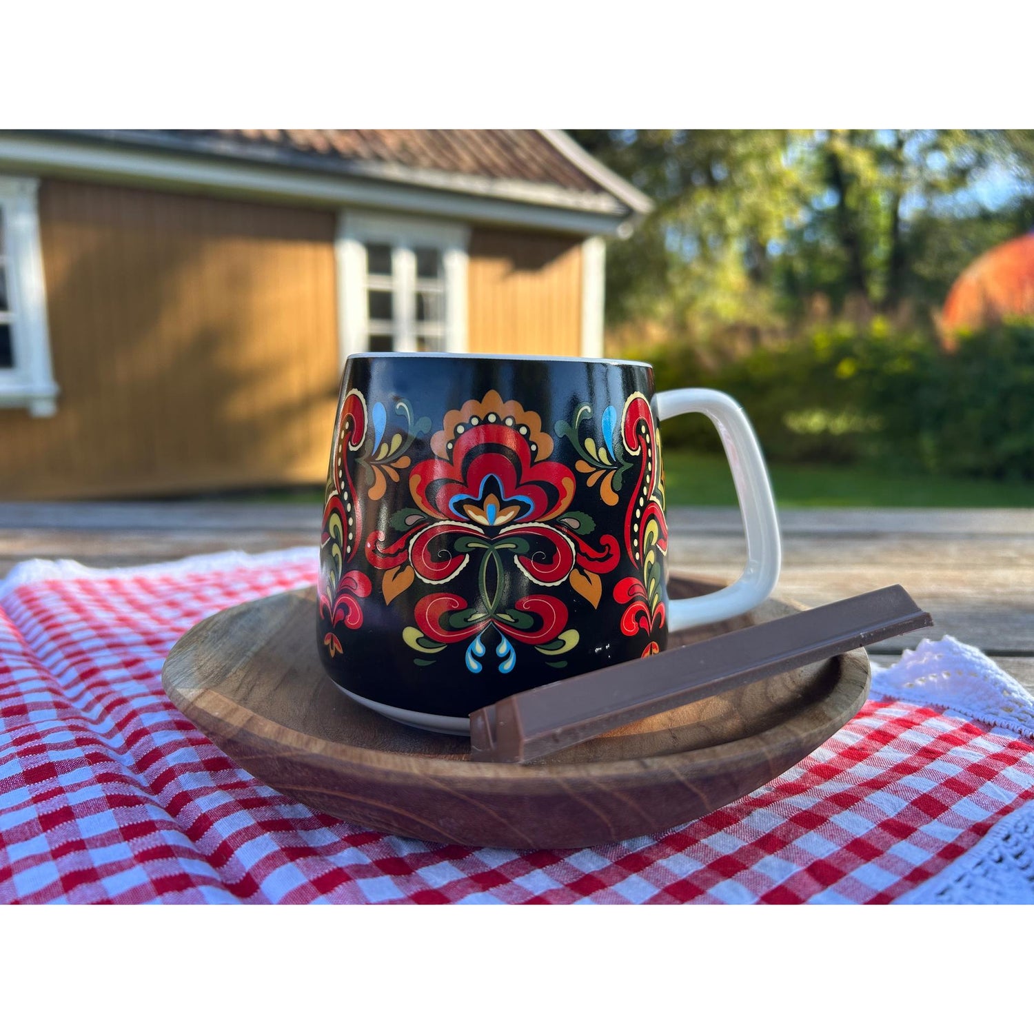 Bunadskopp og gaveeske - Telemarksbunad - 400 ml-Kopp-Norwegian Roots-Hyttefeber