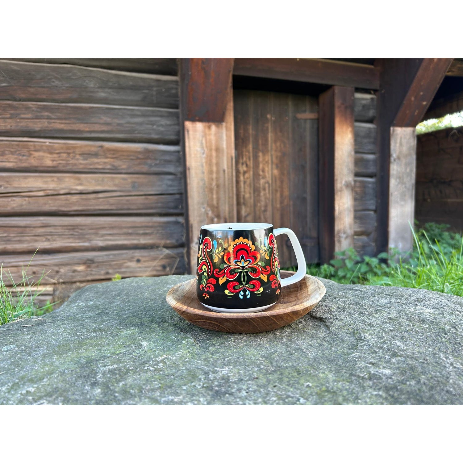 Bunadskopp og gaveeske - Telemarksbunad - 400 ml-Kopp-Norwegian Roots-Hyttefeber