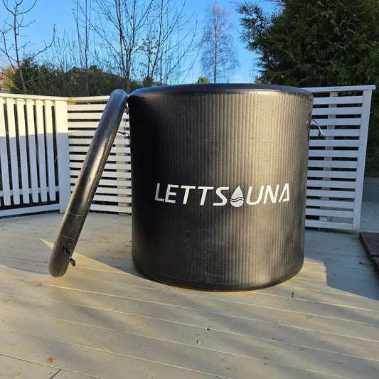 Isbad Buust1, tønne rund-Isbad-Lettsauna-Hyttefeber