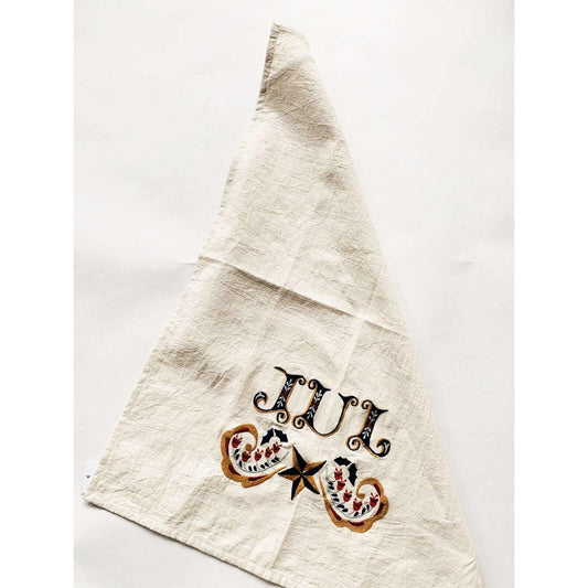 Brodert kjøkkenhåndkle 50×70 Cm «Jul»-Trend Design-Hyttefeber