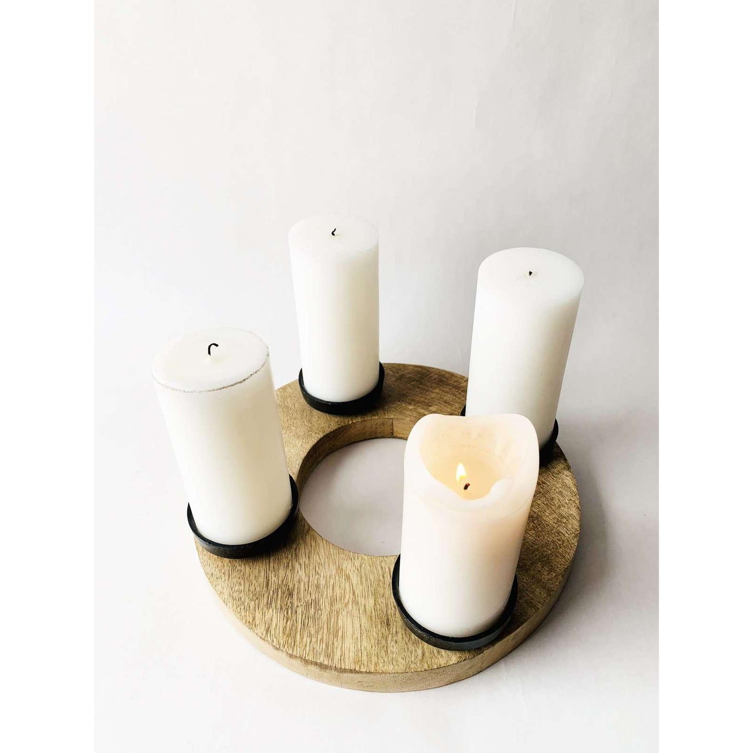 Adventsstake for kubbelys - 30 cm-lys-Trend Design-Hyttefeber