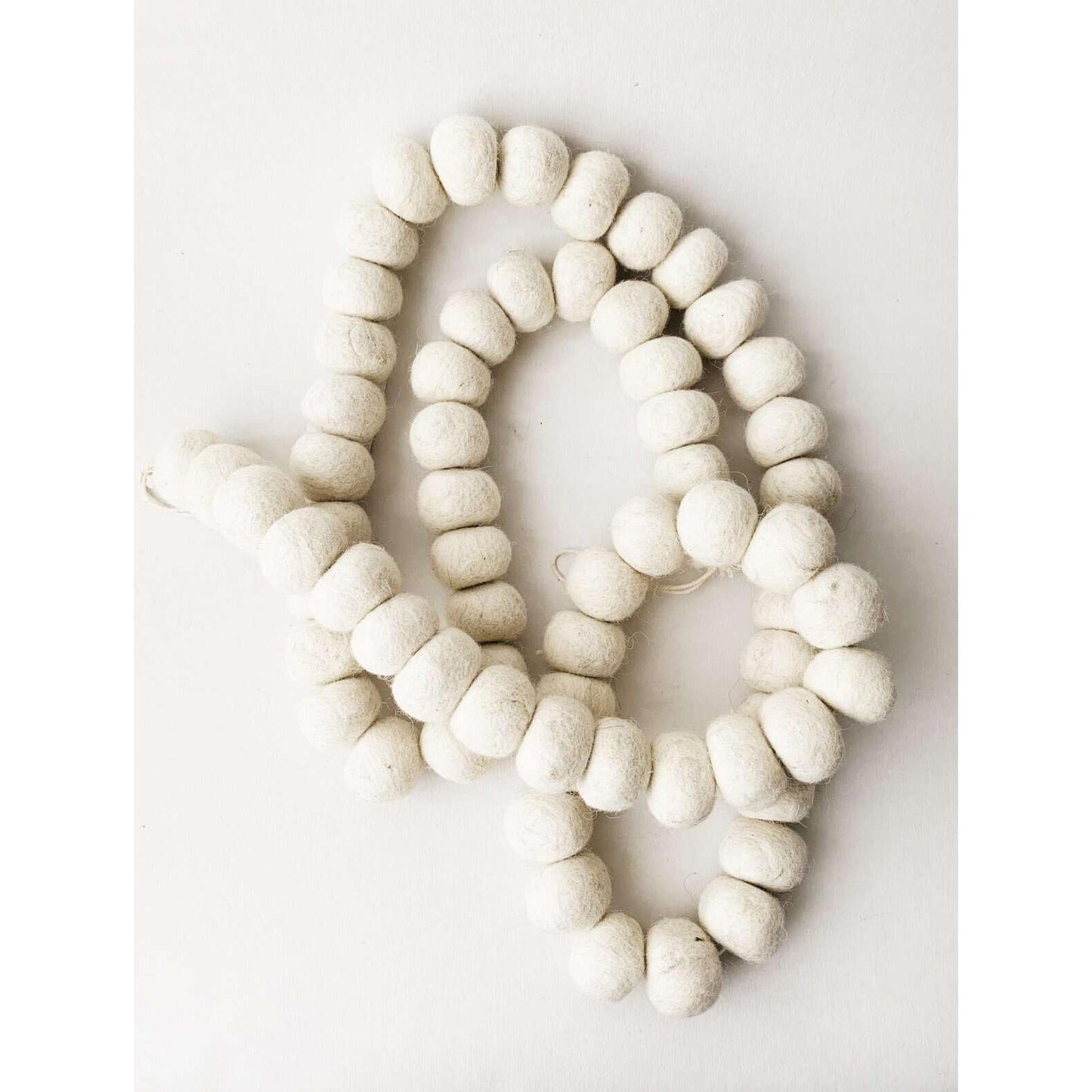 Girlander - Filt - Creme 200 Cm-lys-Trend Design-Hyttefeber