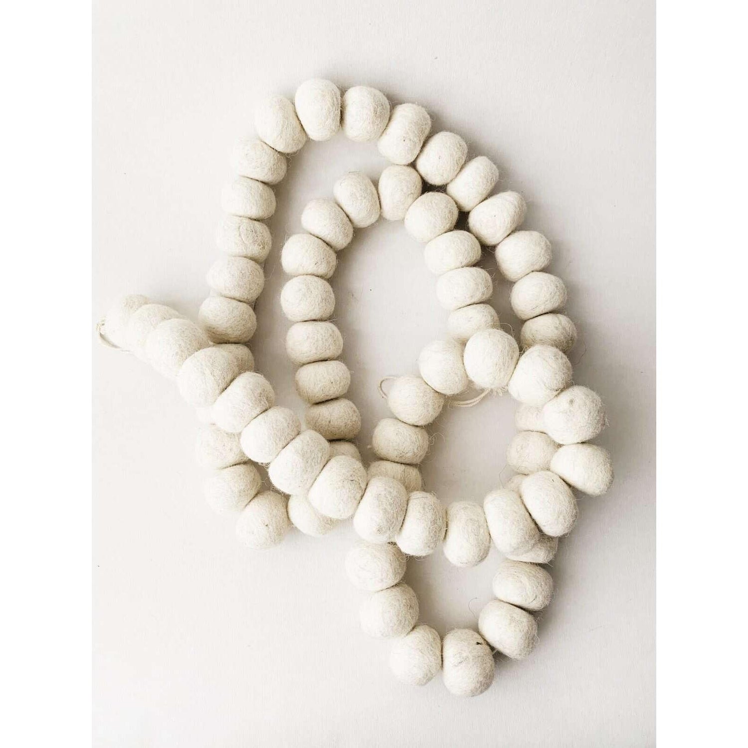 Girlander - Filt - Creme 200 Cm-lys-Trend Design-Hyttefeber