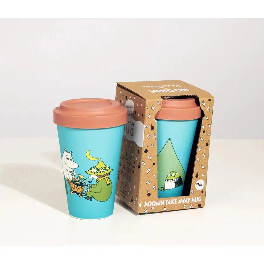 Moomin Take Away Mug - 450 ml - Moomintrollet og Snusmumrikken Camping-Take Away Kopp-Moomin By NordicBuddies-Hyttefeber