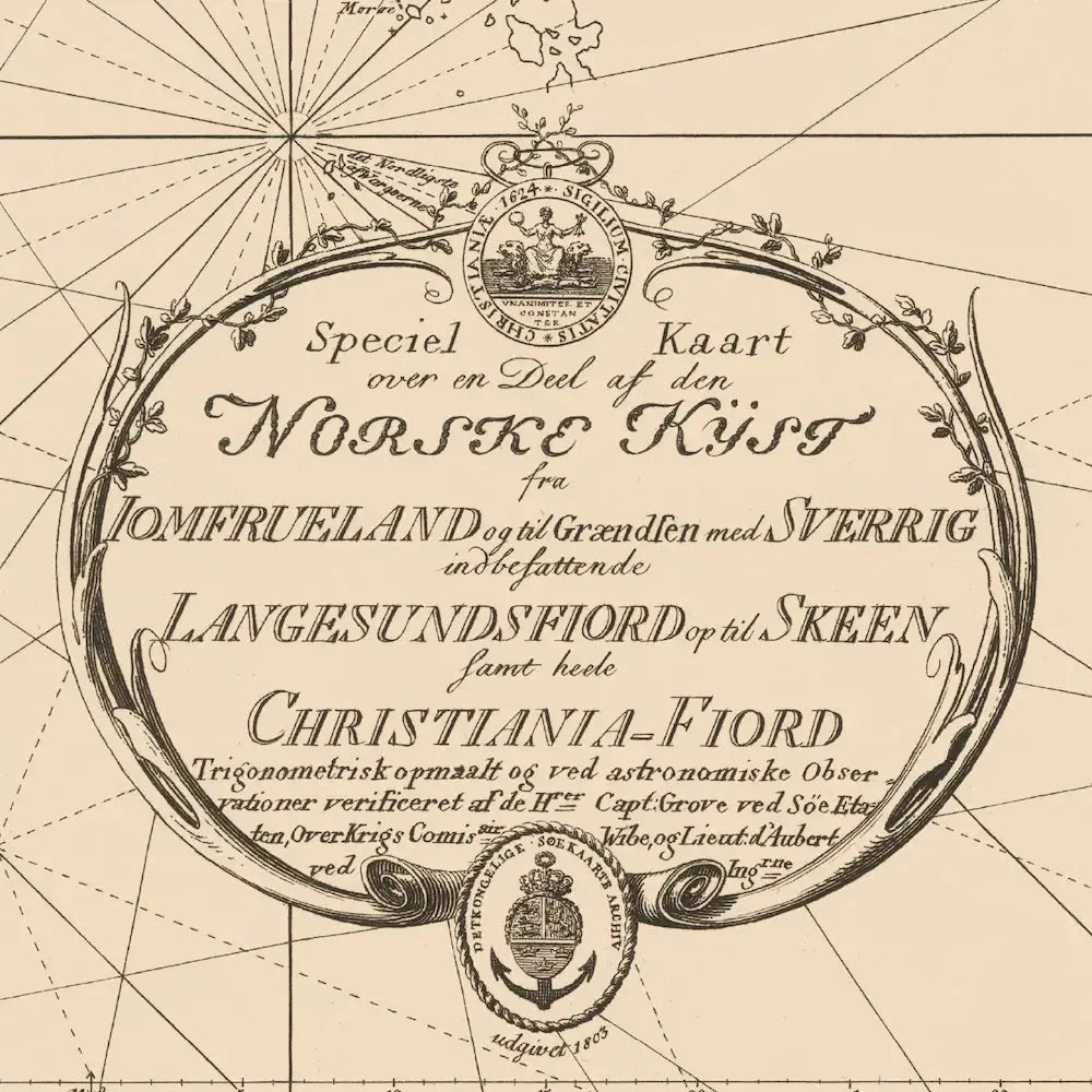 Retrokart - Oslofjorden 1803-Maps-Dapamaps-Hyttefeber