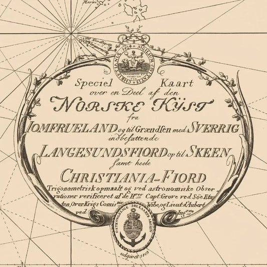 Retrokart - Oslofjorden 1803-Maps-Dapamaps-Hyttefeber
