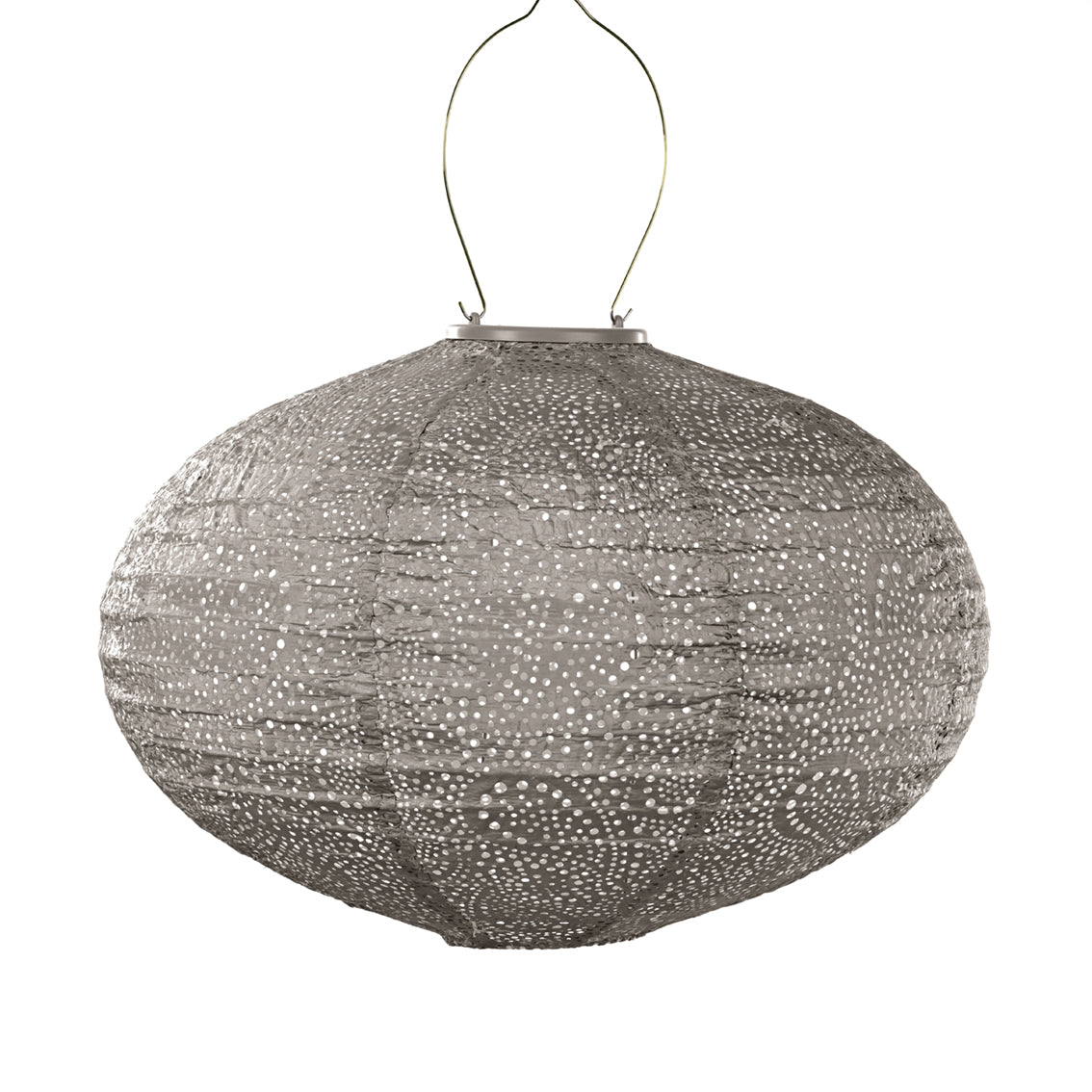 LUMIZ med fjernkontroll - Paisley - Taupe - Oval 40-Utebelysning-Lumiz-Hyttefeber