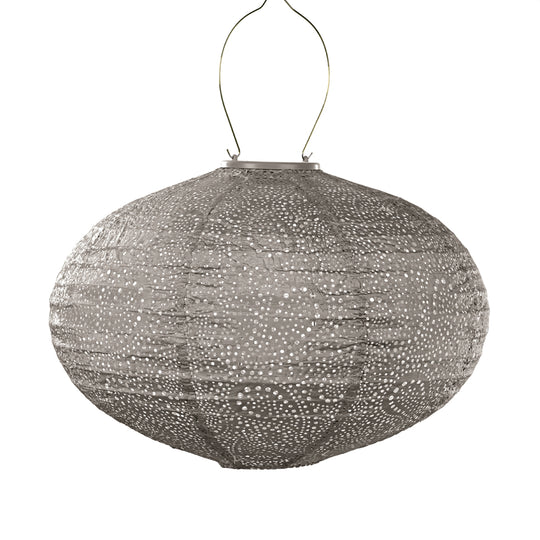 LUMIZ med fjernkontroll - Paisley - Taupe - Oval 40-Utebelysning-Lumiz-Hyttefeber
