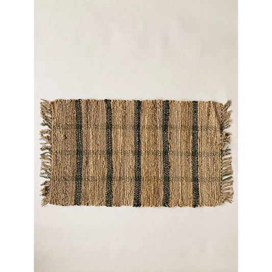 Dørmatte - Ruter - 50×70 Cm - Grønn-Dørmatte-Trend Design-Hyttefeber